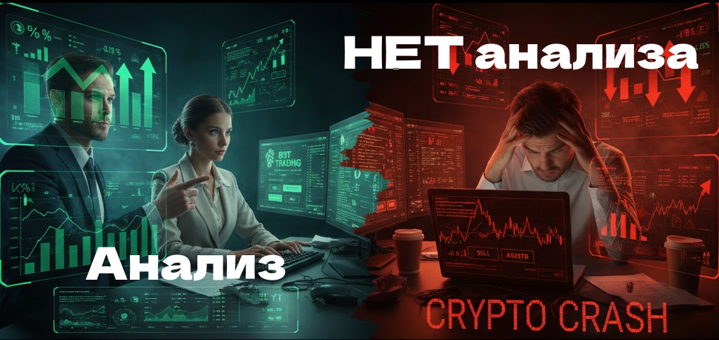 Иллюстрация выбора криптопары для сеточной торговли