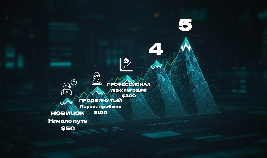 Иллюстрация к статье «Путь трейдера: от новичка до системного подхода»
